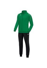 Dres Jako polyester Classico. Kolor: zielony. Materiał: dresówka #1