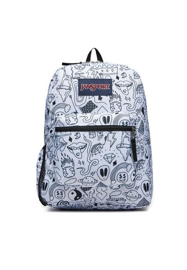 JanSport Plecak Cross Town EK0A5BAI8O8 Biały. Kolor: biały. Materiał: materiał. Styl: sportowy