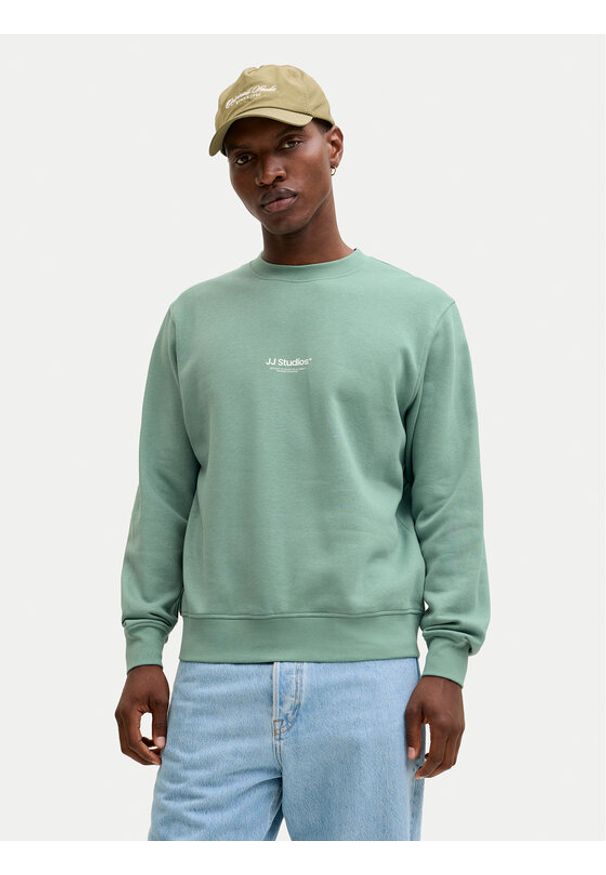 Jack & Jones Bluza Soho 12278791 Zielony Relaxed Fit. Kolor: zielony. Materiał: bawełna