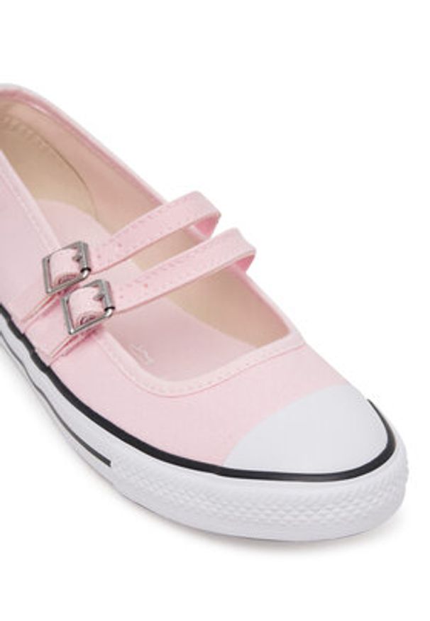 Converse Baleriny Chuck Taylor All Star Dainty Mary Jane A11856C Różowy. Kolor: różowy. Materiał: materiał
