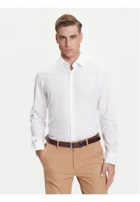 BOSS Koszula H-Joe 50545075 Biały Regular Fit. Kolor: biały. Materiał: bawełna