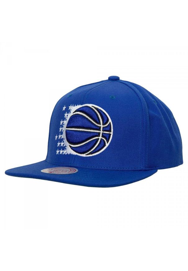 Mitchell & Ness czapka z daszkiem bejsbolówka NBA Orlando Magic niebieska. Kolor: niebieski