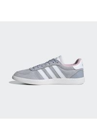 Adidas - Buty do chodzenia damskie ADIDAS Breaknet Sleek. Okazja: na co dzień. Kolor: szary. Materiał: kauczuk, syntetyk. Szerokość cholewki: normalna. Sport: turystyka piesza