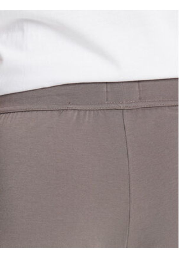 BOSS Spodnie dresowe Mix&Match 50515305 Brązowy Regular Fit. Kolor: brązowy. Materiał: bawełna