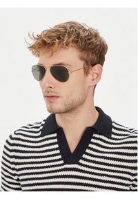 Ray-Ban Okulary przeciwsłoneczne Aviator 0RB3025 Złoty. Kolor: złoty #3
