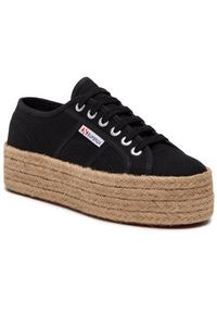 Superga Espadryle 2790 Rope S51186W Czarny. Kolor: czarny. Materiał: materiał #7