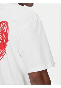 Hugo - HUGO T-Shirt Dewdam 50530557 Biały Relaxed Fit. Kolor: biały. Materiał: bawełna