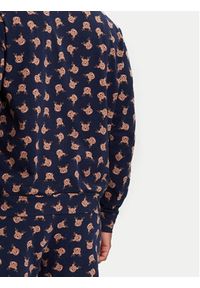 United Colors of Benetton - United Colors Of Benetton Piżama 38DK4P02L Granatowy Regular Fit. Kolor: niebieski. Materiał: bawełna #4