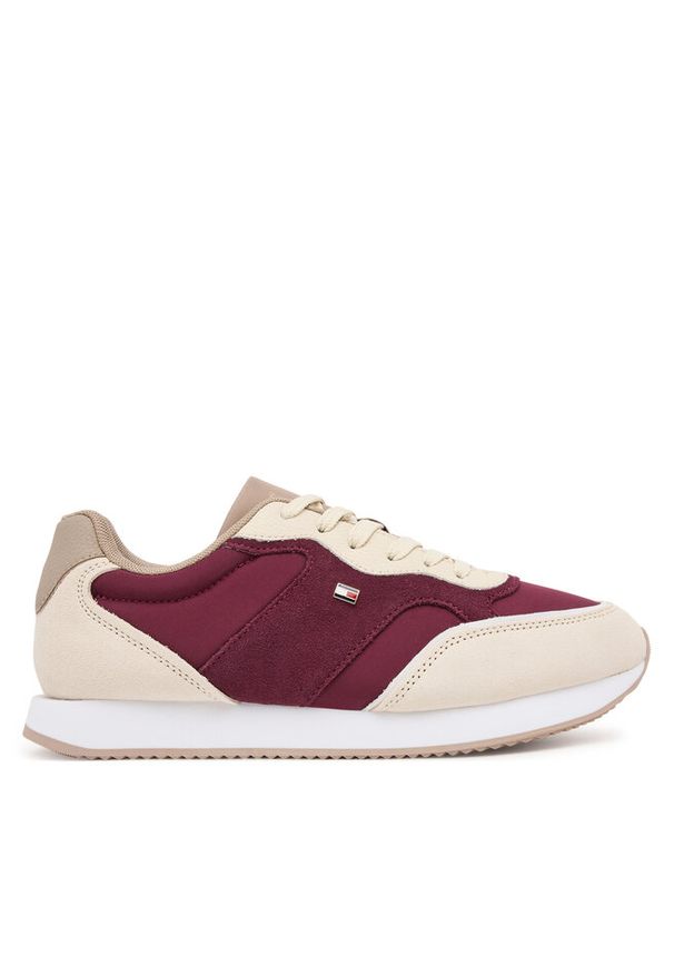 TOMMY HILFIGER - Sneakersy Tommy Hilfiger. Kolor: beżowy