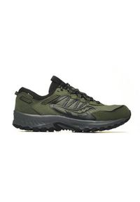 Buty do chodzenia męskie Saucony Grid Peak. Kolor: zielony. Materiał: materiał, syntetyk. Szerokość cholewki: normalna. Sport: turystyka piesza