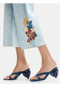 Desigual Jeansy Coco 26SWDD20 Niebieski Straight Fit. Kolor: niebieski #7