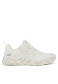 skechers - Skechers Sneakersy Bobs B Flex Lo-Graceful Stride 117591/WHT Biały. Kolor: biały. Materiał: materiał