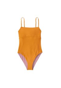Strój kąpielowy jednoczęściowy damski Patagonia Reversible Sunrise Slide. Kolor: pomarańczowy
