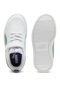 Adidasy Puma Rickie Ac Ps, Dzieci. Okazja: na uczelnię. Kolor: biały. Materiał: skóra ekologiczna, materiał. Sport: joga i pilates