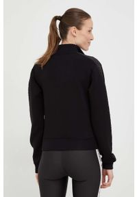 Guess bluza damska kolor czarny gładka. Okazja: na co dzień. Kolor: czarny. Materiał: materiał, wiskoza. Wzór: gładki. Styl: casual #5