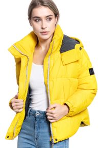 Lee - KURTKA DAMSKA LEE PUFFER JKT LEMON ZEST L56VUMMM. Kolor: żółty