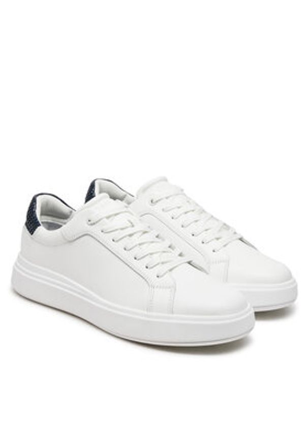 Calvin Klein Sneakersy HM0HM01659 Biały. Kolor: biały. Materiał: skóra