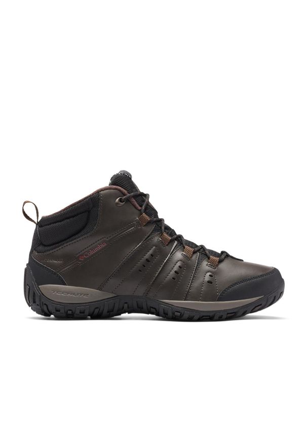 columbia - Wodoodporne buty turystyczne męskie Columbia Woodburn II Chukka Wp Omni-Heat. Kolor: brązowy. Technologia: Omni-Heat (Columbia)