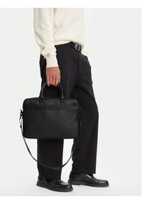 TOMMY HILFIGER - Tommy Hilfiger Torba na laptopa Th Corp Computer Bag AM0AM13222 Czarny. Kolor: czarny. Materiał: skóra #4