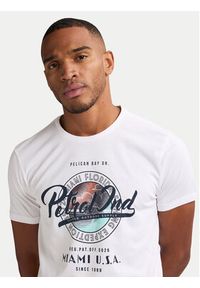 Petrol Industries T-Shirt M-1050-TSR602 Biały Regular Fit. Kolor: biały. Materiał: bawełna #4