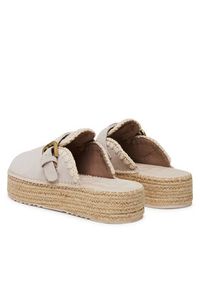 Mou Espadryle Jute clog plain MU.SW641000A Szary. Kolor: szary. Materiał: zamsz, skóra