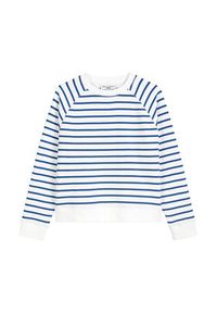 Marc O'Polo Denim Bluza 500 0006 574 Niebieski Oversize. Typ kołnierza: polo. Kolor: niebieski. Materiał: bawełna #3