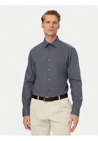 BOSS Koszula H-Hank-Kent-C1-214 50469345 Niebieski Slim Fit. Typ kołnierza: kołnierzyk klasyczny. Kolor: niebieski. Materiał: bawełna #1