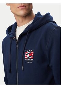 TOMMY HILFIGER - Tommy Hilfiger Bluza MW0MW43382 Granatowy Regular Fit. Kolor: niebieski. Materiał: bawełna #3