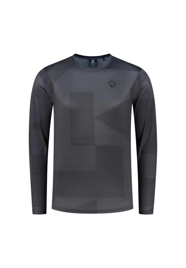 ROGELLI - Koszulka rowerowa męska MTB Rogelli Advntr Core z długim rękawem. Kolor: szary. Długość rękawa: długi rękaw. Długość: długie. Sport: kolarstwo