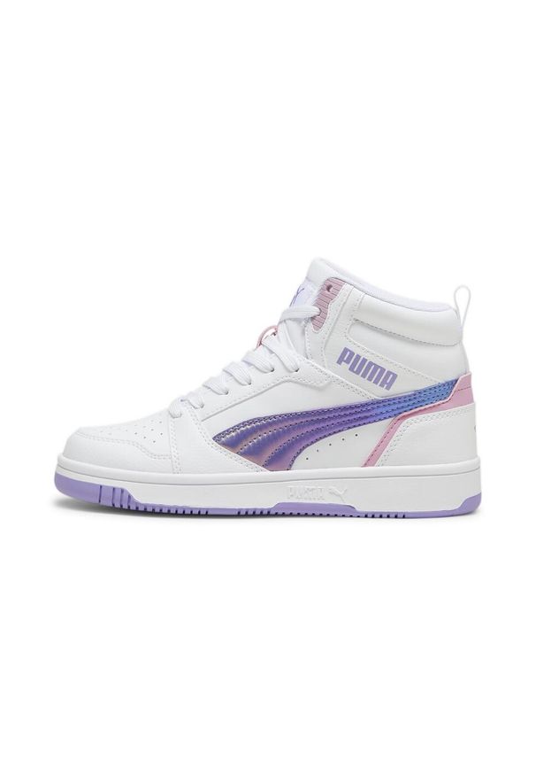 Puma Buty Rebound V6 Mid Bouncy Sky Jr 39872501. Kolor: biały
