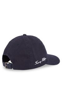 TOMMY HILFIGER - Tommy Hilfiger Czapka z daszkiem Seasonal Flag Wash 6 Panel Cap AM0AM13348 Granatowy. Kolor: niebieski. Materiał: materiał, bawełna #3