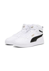Puma - Młodzieżowe sneakersy PUMA Caven 2.0 Mid PUMA White Black Gold. Kolor: wielokolorowy, biały, żółty, czarny. Sezon: lato. Sport: bieganie #1