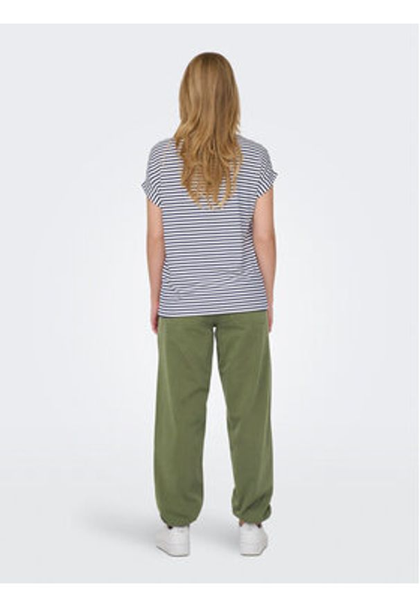 only - ONLY T-Shirt Moster 15206243 Biały Regular Fit. Kolor: biały. Materiał: wiskoza
