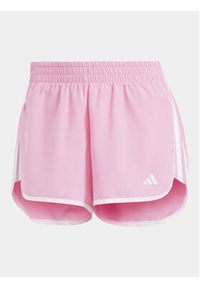 Adidas - adidas Szorty sportowe Marathon 20 IN1533 Różowy Slim Fit. Kolor: różowy. Materiał: syntetyk