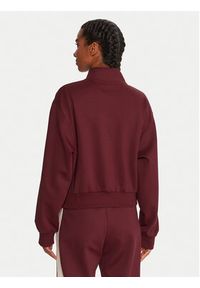 Guess Bluza V5BQ00 KCX22 Bordowy Regular Fit. Kolor: czerwony. Materiał: syntetyk #5
