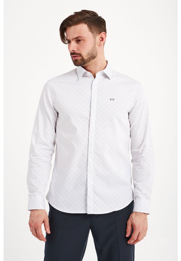 Armani Exchange - KOSZULA ARMANI EXCHANGE. Okazja: na co dzień. Styl: casual, elegancki