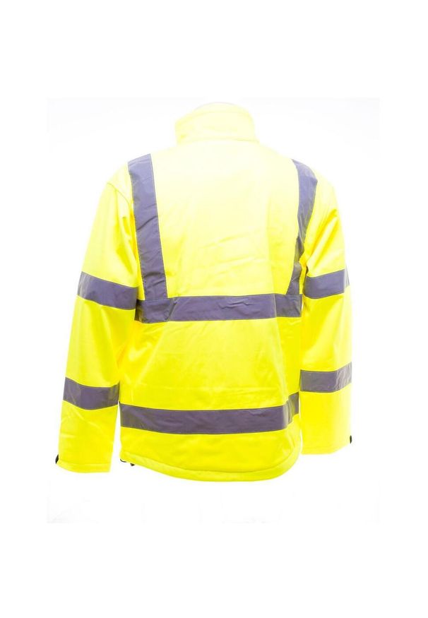 YOKO - Męska Kurtka Sofshell HiVis. Kolor: żółty