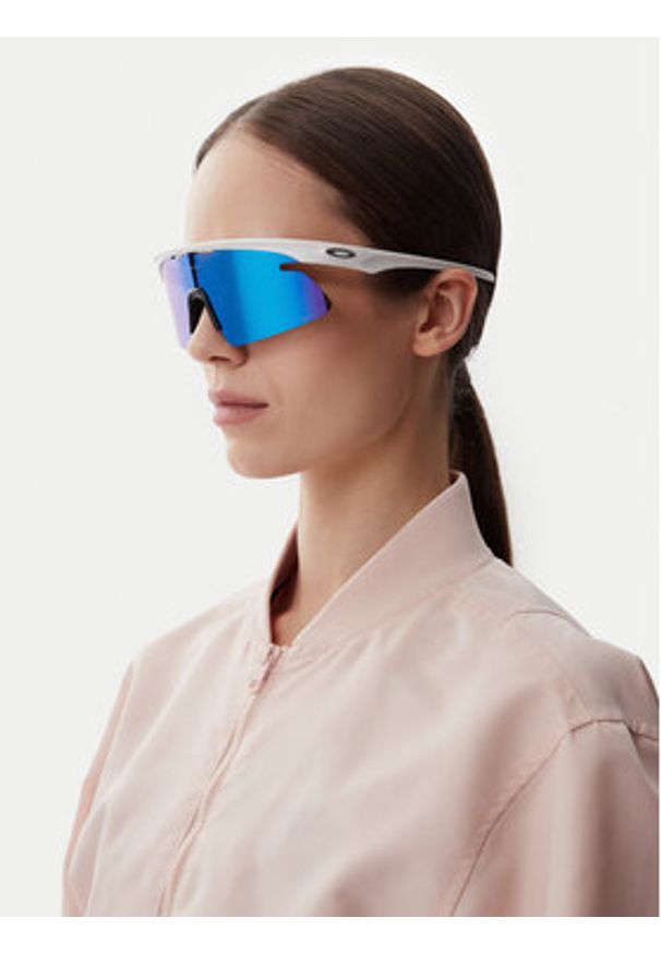 Oakley Okulary przeciwsłoneczne Rslv Lite 0OO9527D 95270450 Biały. Kolor: biały