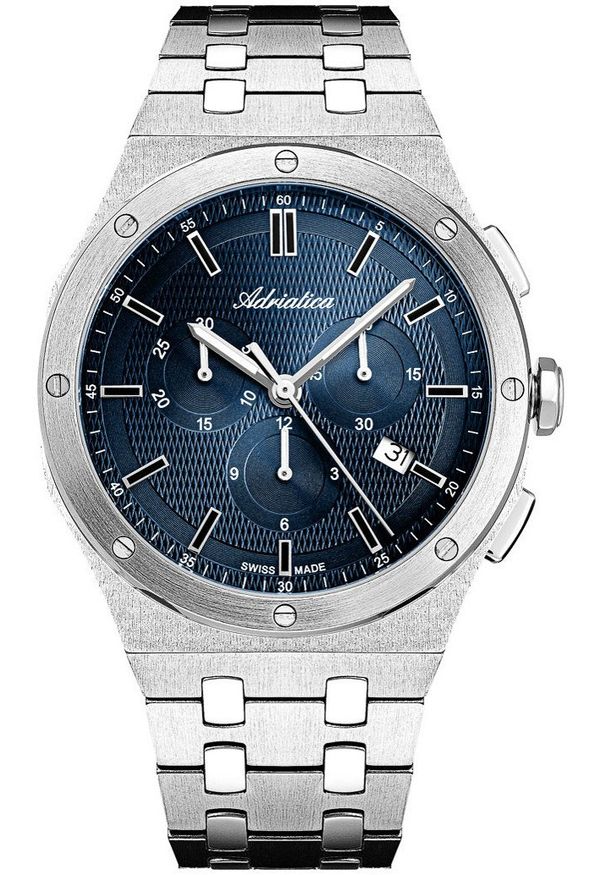 Zegarek męski Adriatica A8337.5115CH srebrny. Kolor: srebrny