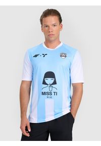 4f - 4F Koszulka klubowa wyjazdowa z sezonu 2024/25 męska 4F x Mazur Radzymin - niebieska M. Kolor: niebieski. Materiał: dzianina, włókno. Długość: długie. Sezon: lato