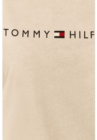 TOMMY HILFIGER - Tommy Hilfiger - T-shirt. Okazja: na co dzień. Kolor: biały. Materiał: bawełna, dzianina. Wzór: nadruk. Styl: casual #3