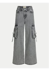 JJXX Jeansy Tokyo 12267831 Szary Wide Leg. Kolor: szary