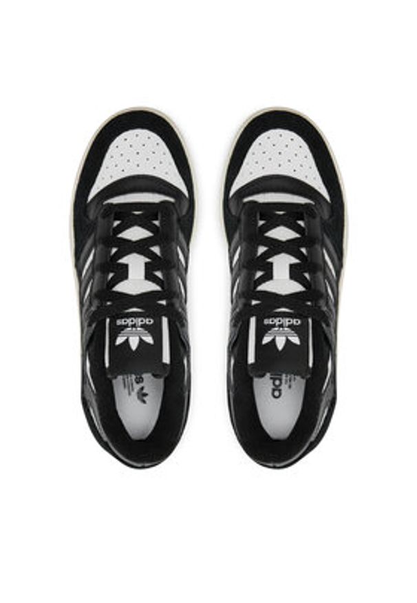 Adidas - adidas Sneakersy Forum Low Cl J ID6862 Czarny. Kolor: czarny. Materiał: skóra