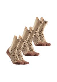 Skarpety trekkingowe dorosly Therm-ic Outdoor UltraCool Crew zestaw 3 par. Kolor: beżowy, wielokolorowy, brązowy. Sport: outdoor #1