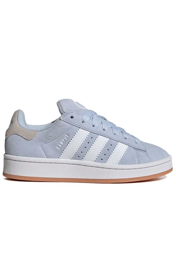 Adidas - Buty młodzieżowe adidas Originals Campus 00S JP9565 - niebieskie. Kolor: niebieski. Materiał: zamsz, materiał, guma, skóra. Szerokość cholewki: normalna. Model: Adidas Campus. Sport: koszykówka