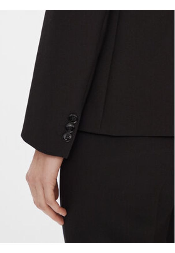 Max Mara Leisure Marynarka Uva 2415041031 Czarny Regular Fit. Kolor: czarny. Materiał: syntetyk