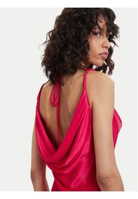 ACCESS FASHION Sukienka wieczorowa 63-3403-145 Koralowy Regular Fit. Kolor: pomarańczowy. Materiał: wiskoza. Styl: wizytowy #5