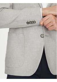 Michael Kors Marynarka MK0SB01083 Szary Regular Fit. Kolor: szary. Materiał: syntetyk #4