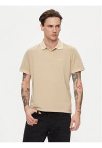 Pepe Jeans Polo New Oliver Gd PM542099 Beżowy Regular Fit. Typ kołnierza: polo. Kolor: beżowy. Materiał: bawełna