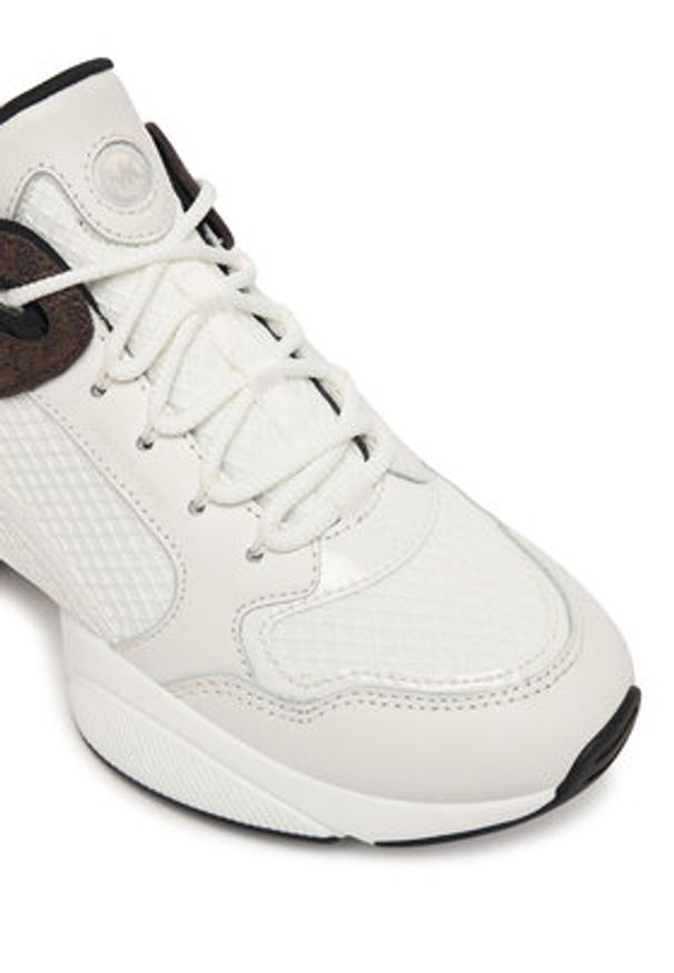 MICHAEL Michael Kors Sneakersy Bowie 43S6BWFS2D Biały. Kolor: biały. Materiał: skóra